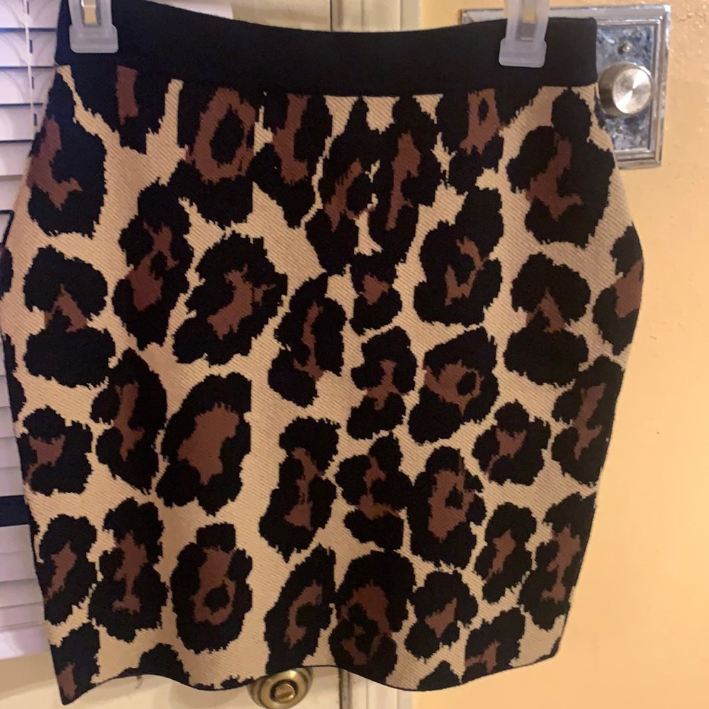Animal print skirt
